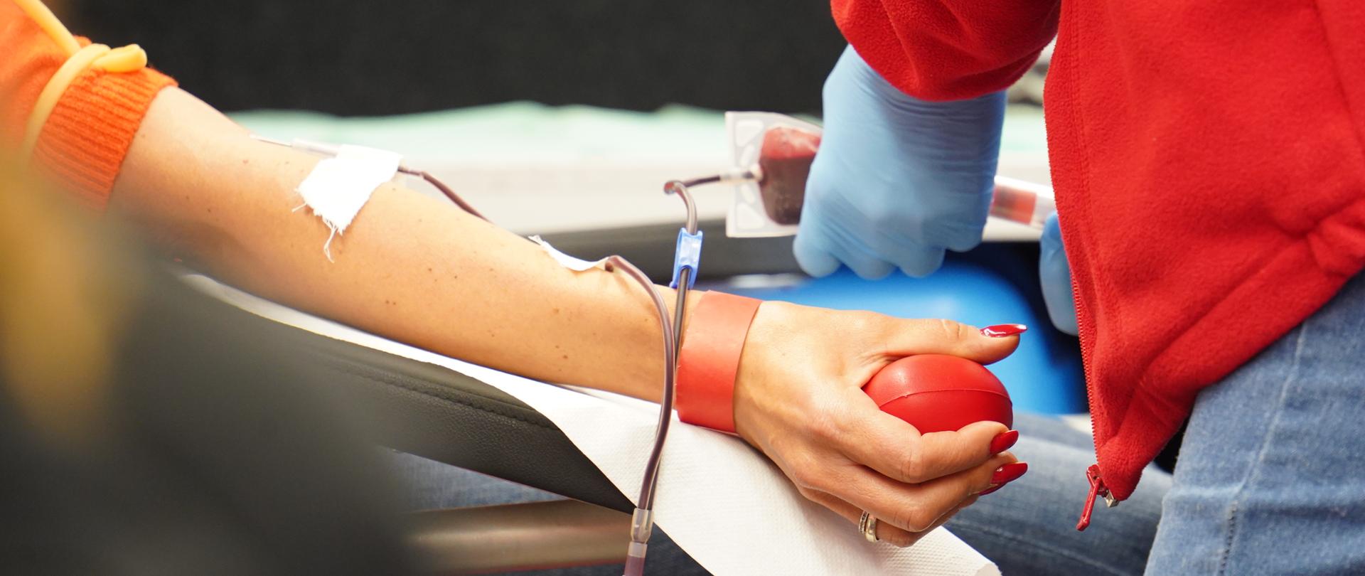 Akcja honorowego krwiodawstwa przed Świętokrzyskim Urzędem Wojewódzkim