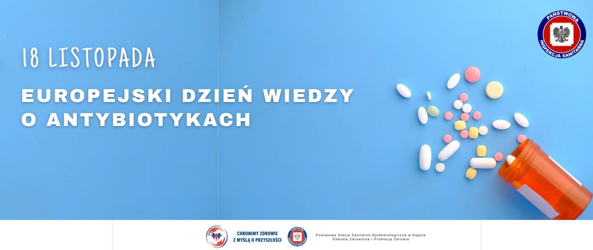 18 listopada – Europejski Dzień Wiedzy o Antybiotykach