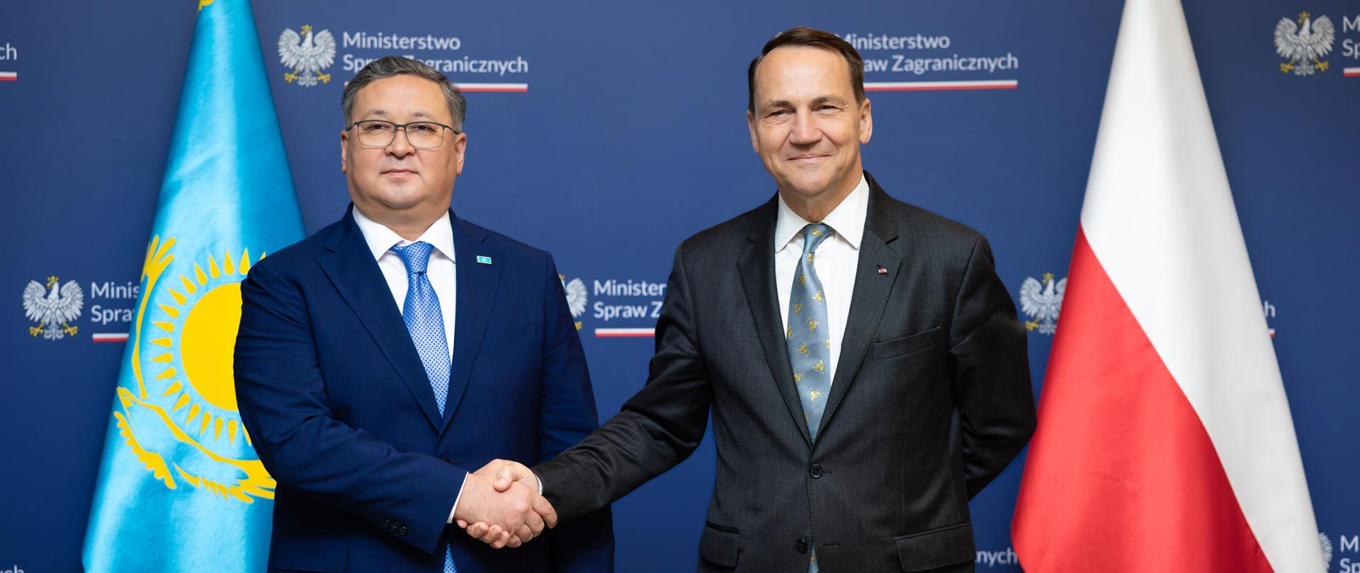 Meeting between foreign ministers of Poland and Kazakhstan