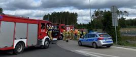 Służby ratunkowe pracują na miejscu wypadku drogowego na ekspresowej „trójce” koło Gorzowa Wielkopolskiego.