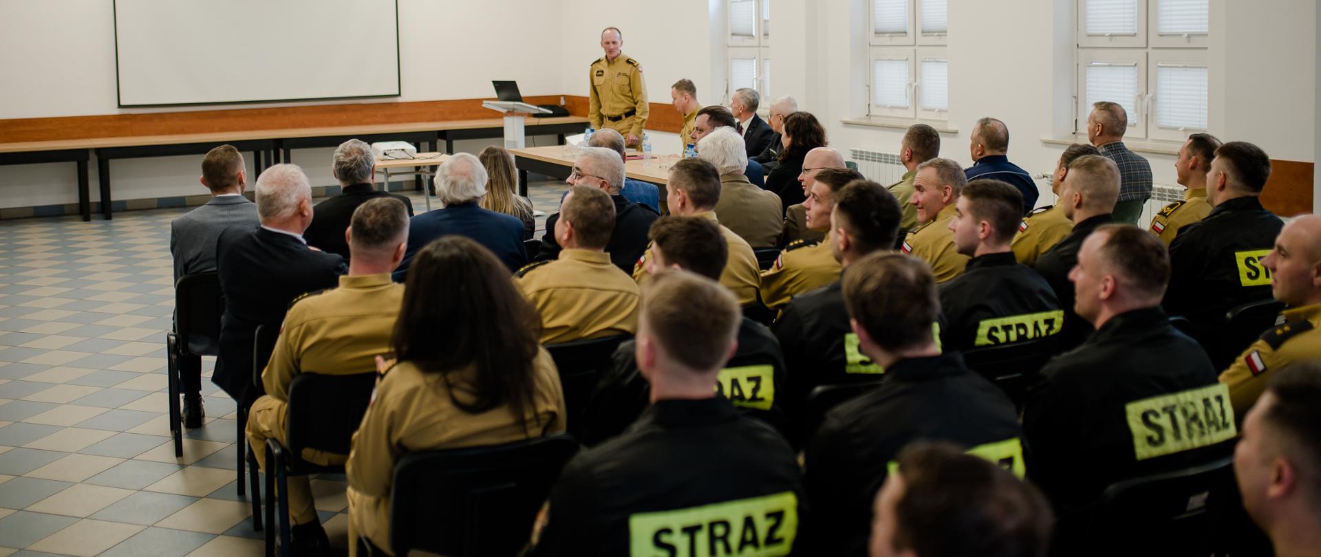 Narada roczna związana z podsumowaniem działalności ochrony przeciwpożarowej na terenie powiatu sejneńskiego za 2024 rok. 