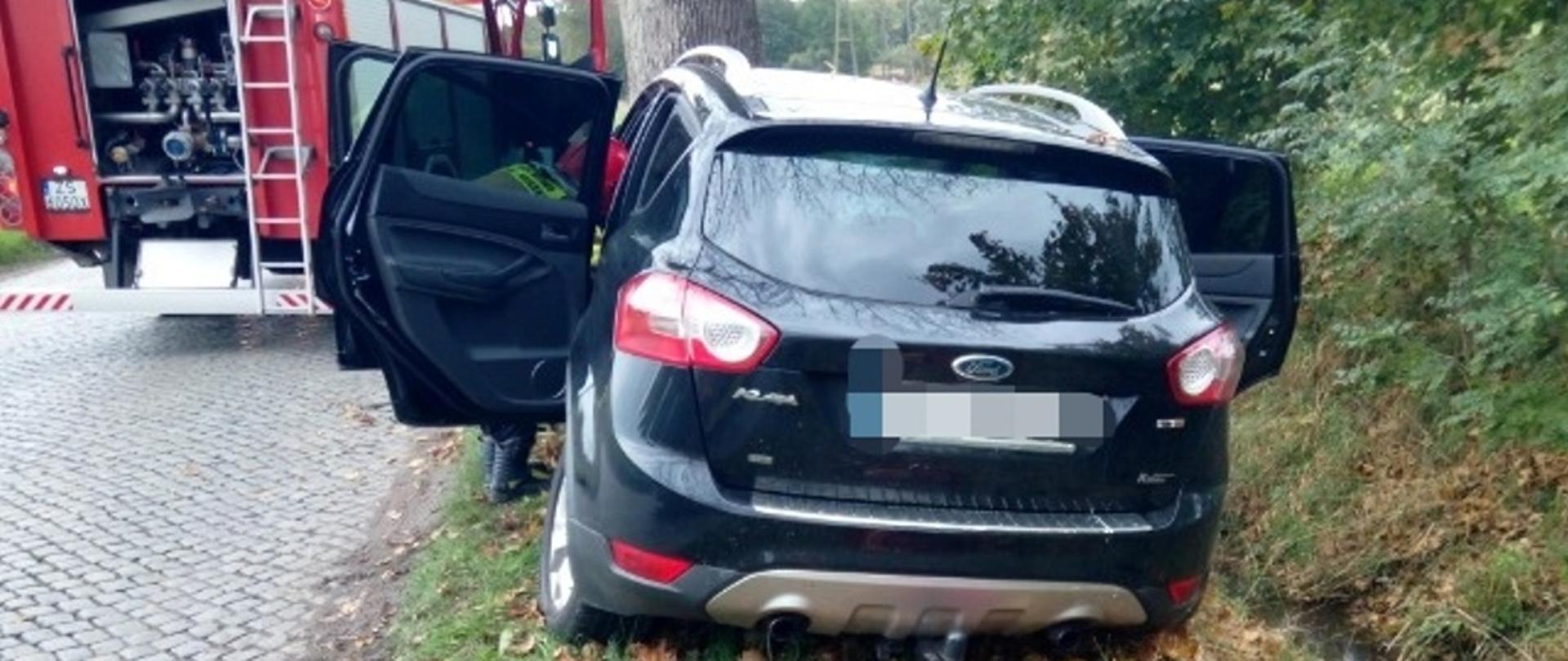 Wypadek drogowy- Sławno 