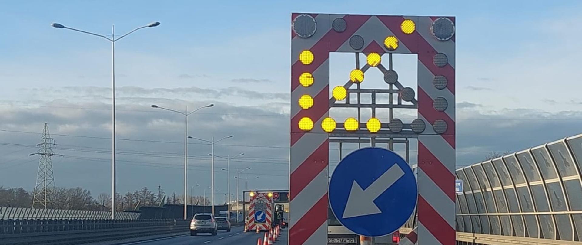 AOW - zdjęcie poglądowe - zwężenie jezdni