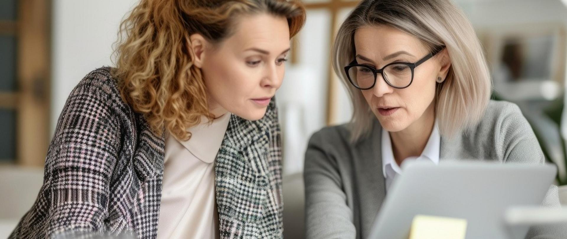 fot. pixabay, dwie kobiety przy laptopie