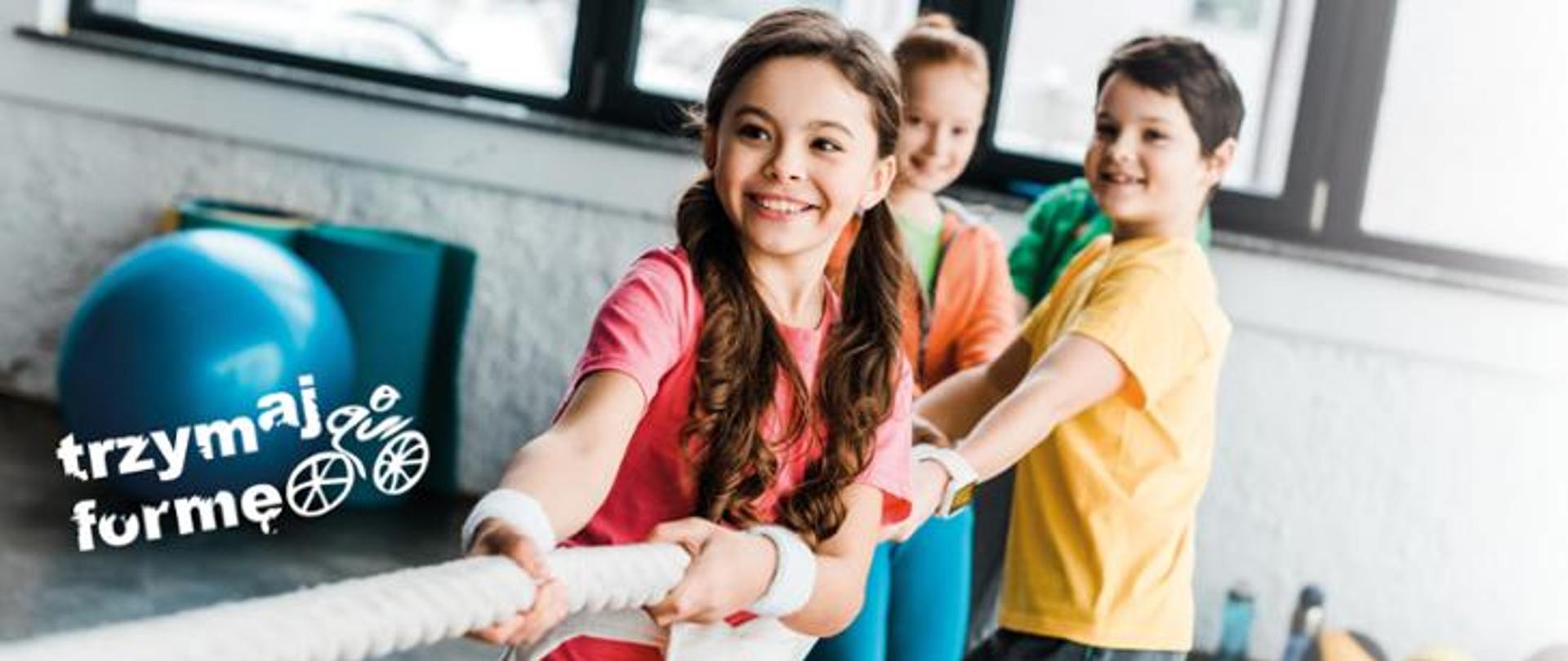 Ilustracja Ogólnopolskiego Programu Edukacyjnego „Trzymaj Formę!".