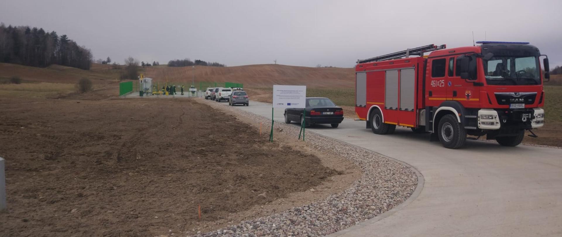 Ćwiczenia Jednostek Ochrony Przeciwpożarowej powiatu sejneńskiego z pracownikami GAZ-SYSTEM S.A.