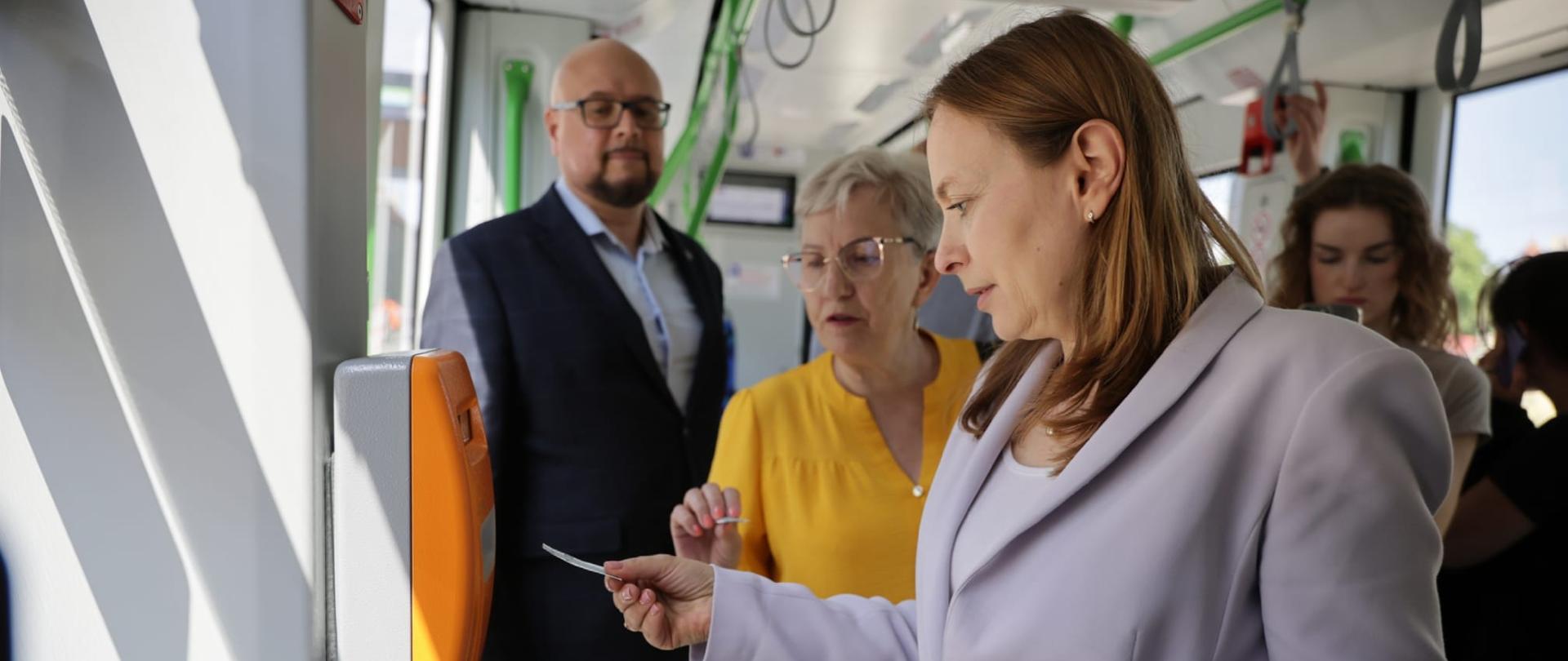 Na zdjęciu minister funduszy i polityki regionalnej Katarzyna Pełczyńska-Nałęcz podczas wizyty w Szczecinie.