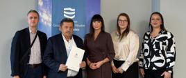Podpisanie porozumienia pomiędzy Państwowym Gospodarstwem Wodnym Wody Polskie a Gminą Słońsk dotyczące prac utrzymaniowych na Kanale Postomskim, 28.09.2026. 