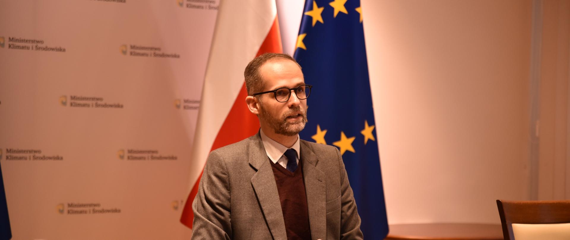 Wiceminister Adam Guibourgé-Czetwertyński na inauguracji ATEK