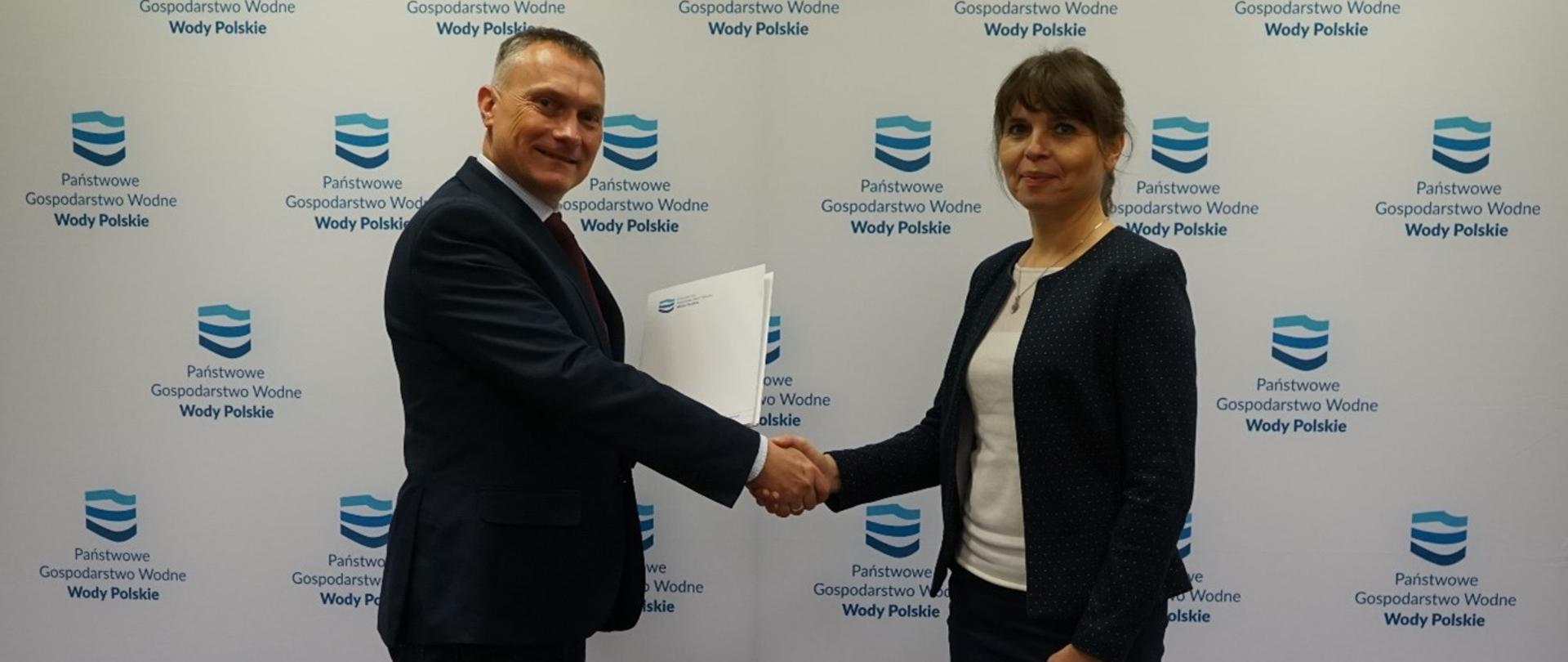 Dyrektor RZGW w Poznaniu Michał Wierzbicki wręczył powołanie Pani Katarzynie Osmałek Nowej Dyrektor Zarządu Zlewni w Kole