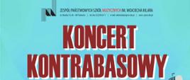 plakat do koncertu kontrabasowego