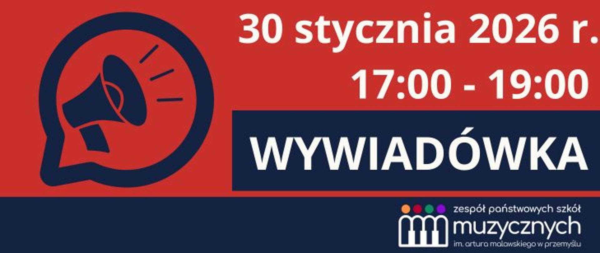 Grafika informacyjna o wywiadówce 30 stycznia