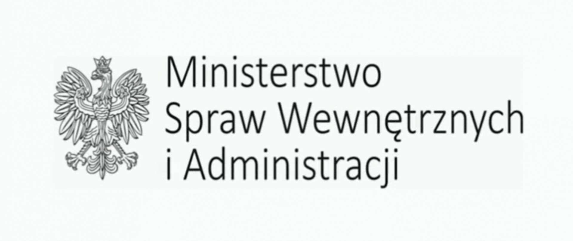 Logo Ministerstwa Spraw Wewnętrznych i Administracji