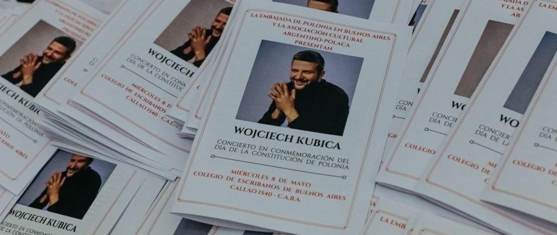 El concierto de Wojciech Kubica estuvo incluido en el programa de las celebraciones del Día Nacional del Tres de Mayo en Argentina.