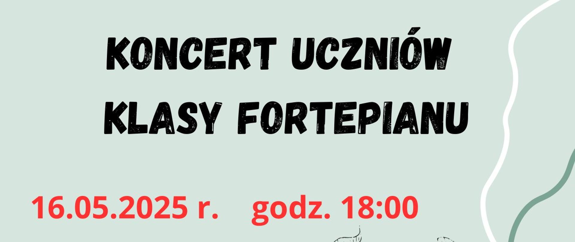 koncert uczniów fortepianu