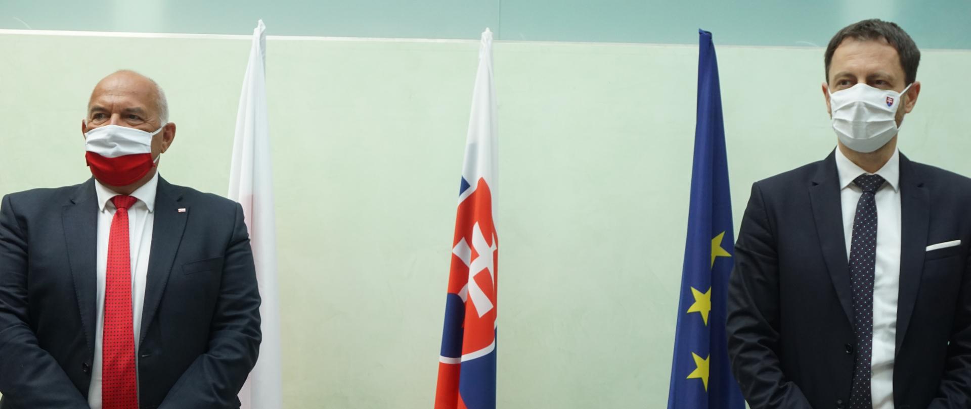 Minister finansów Tadeusz Kościński i wicepremier, minister finansów Słowacji Eduard Heger 