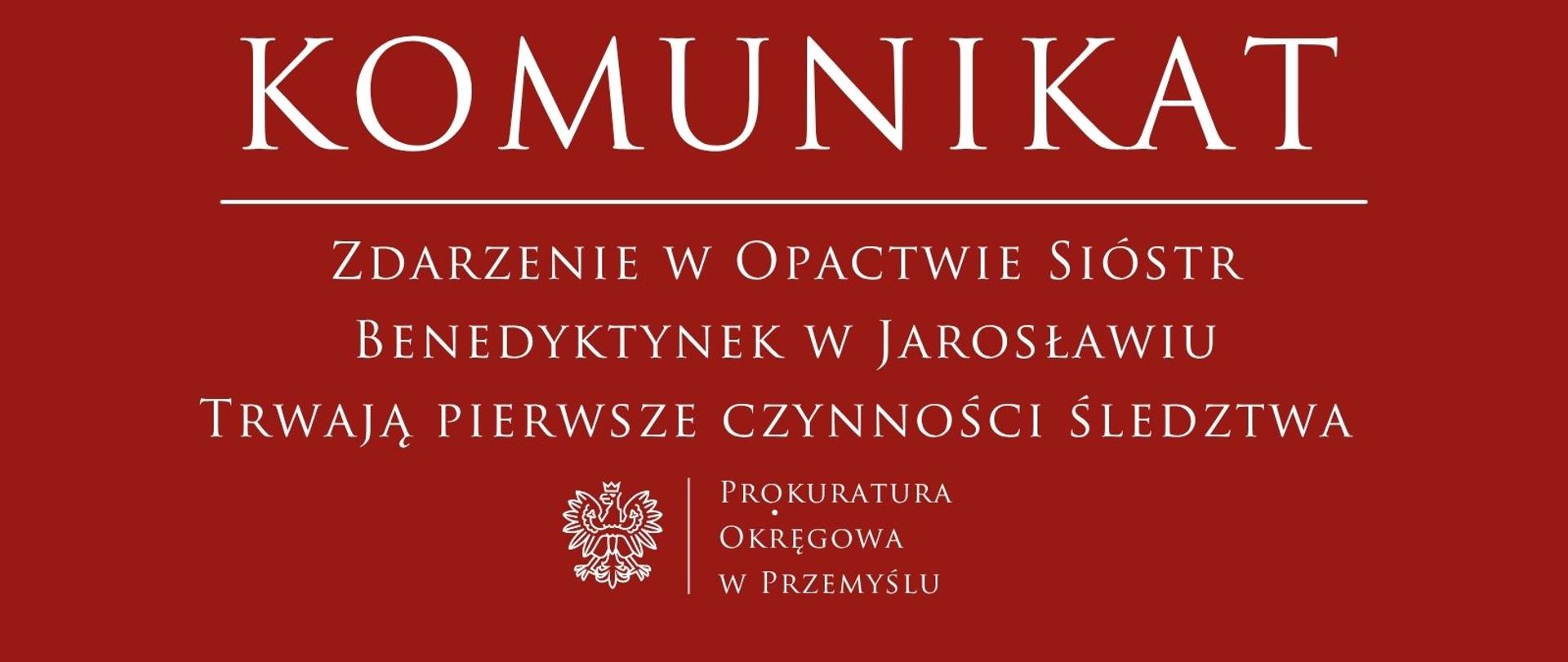 Zdarzenie w Opactwie Sióstr Benedyktynek w Jarosławiu