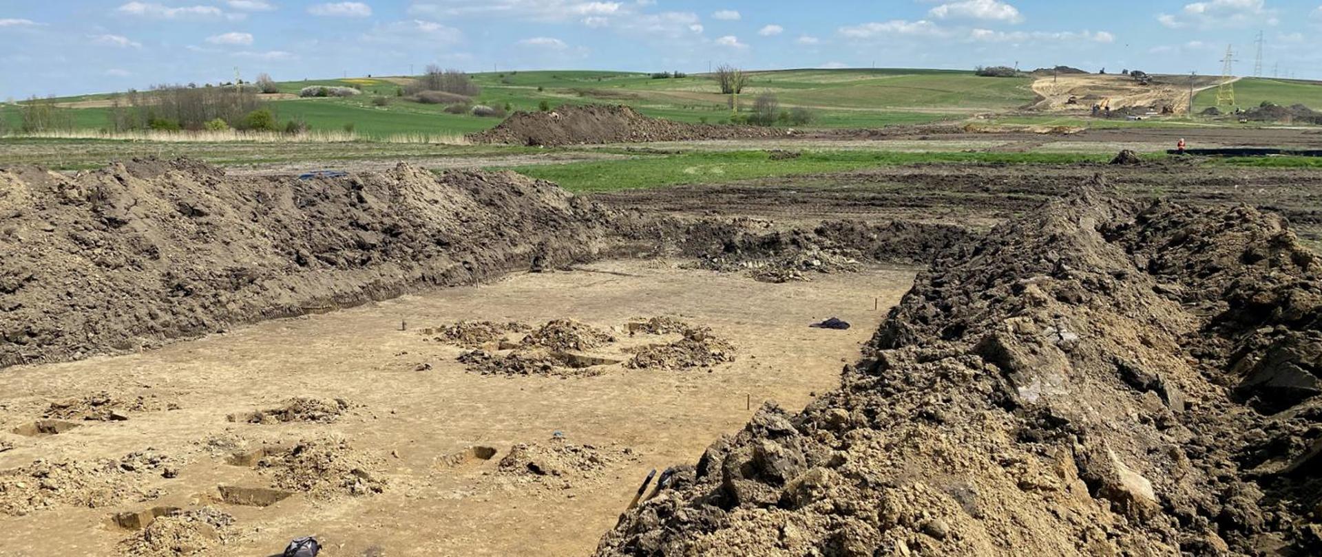 Badania archeologiczne - budowa S19 Krosno - Miejsce Piastowe