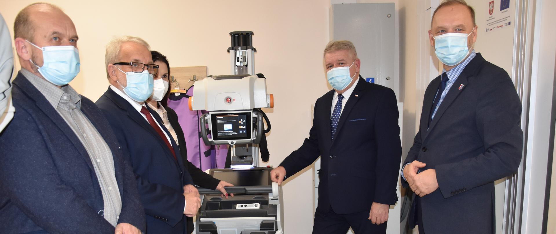 Wizyta Wicewojewody w Szpitalu Państwowym SPZOZ w Mińsku Mazowieckim