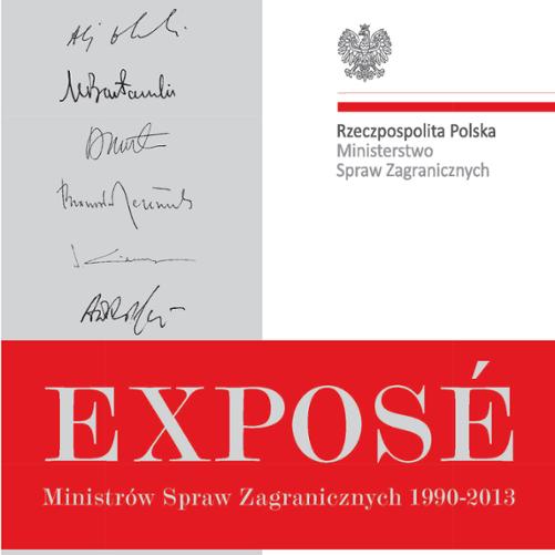 exposé ministrów spraw zagranicznych RP 1990-2013