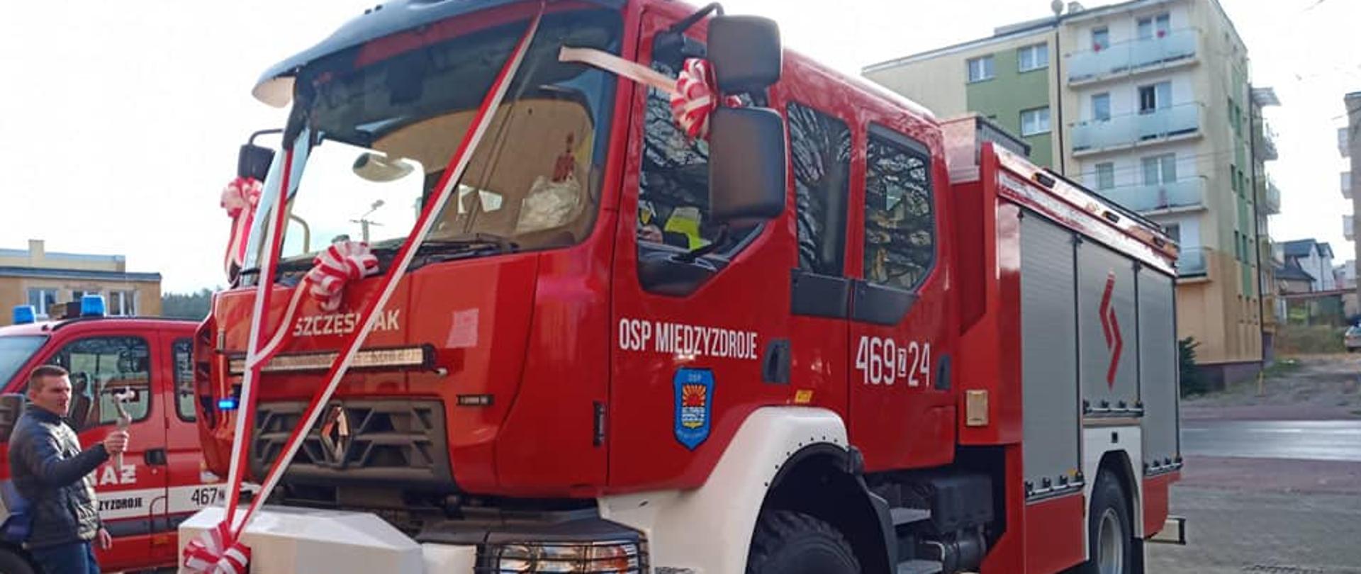Na zdjęciu pojazd PSP