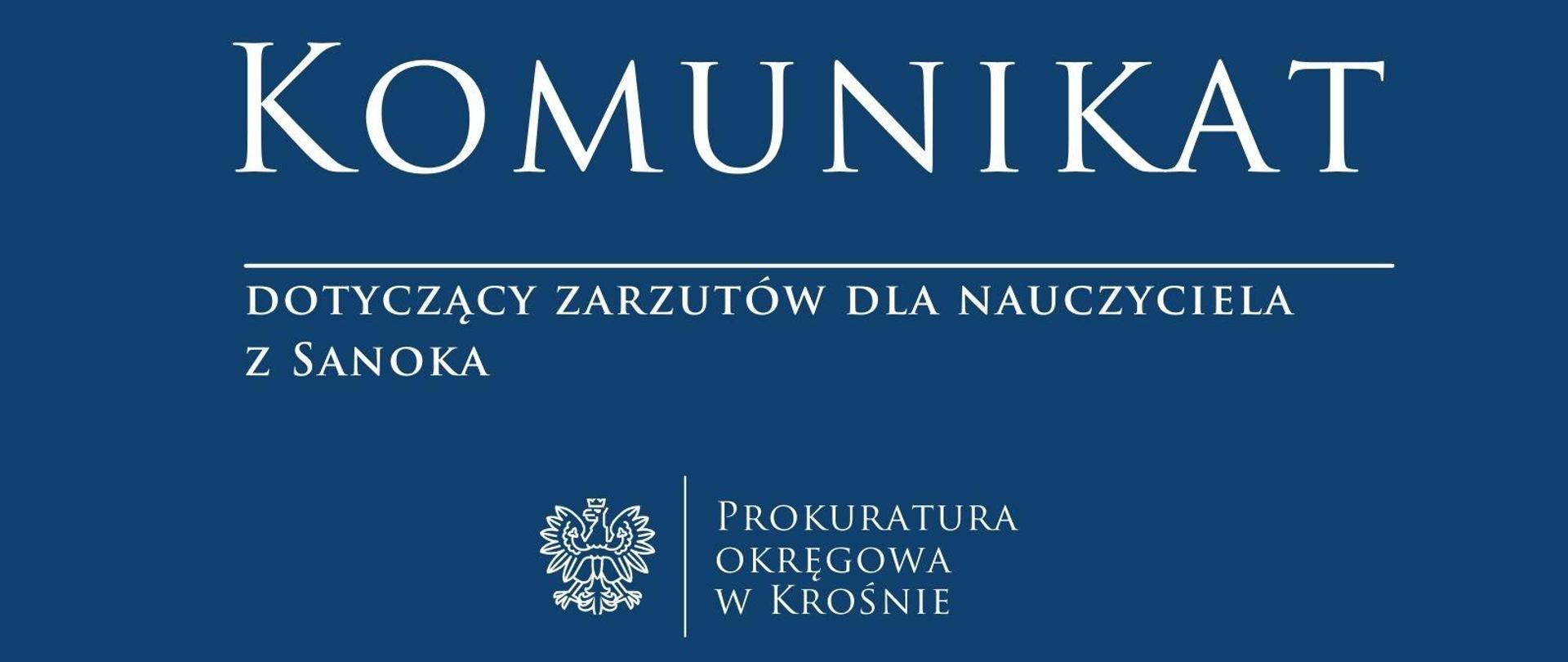 Komunikat prasowy