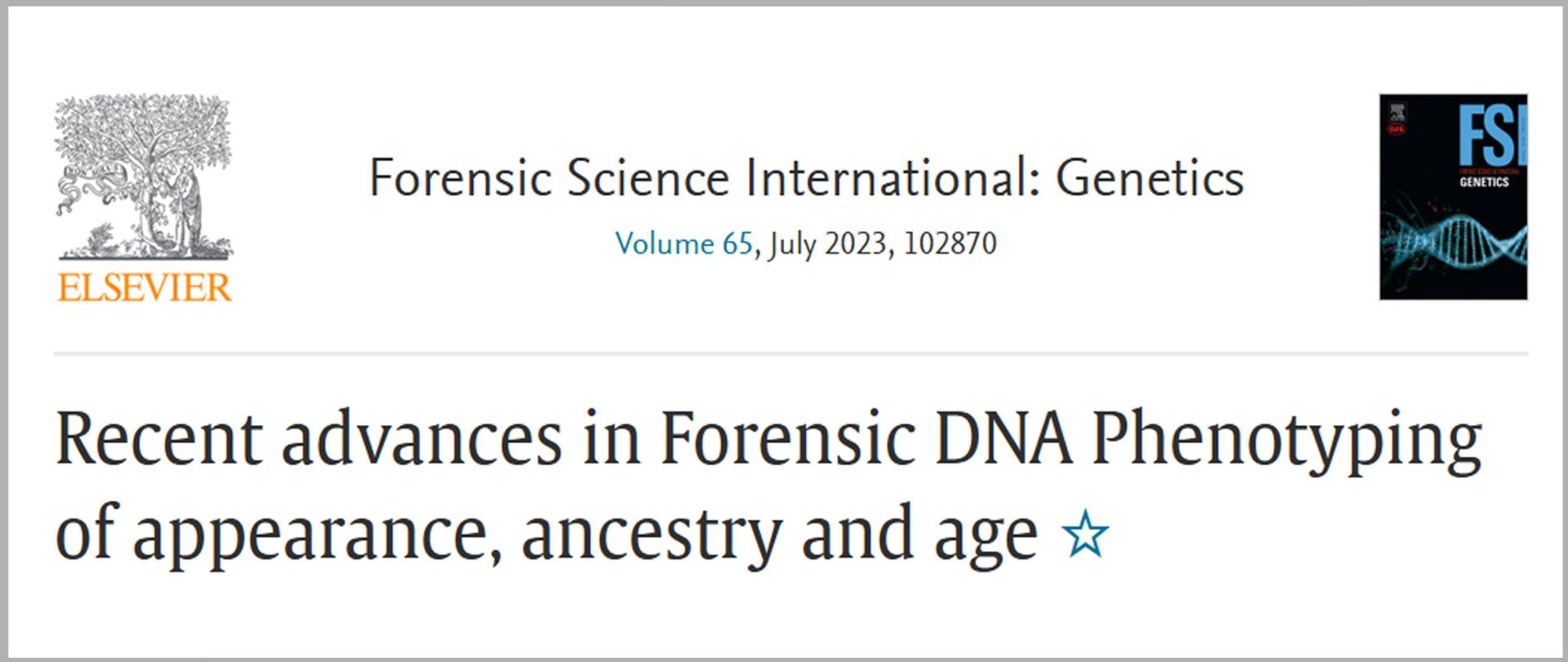 Najnowsze postępy w przewidywaniu wyglądu, pochodzenia i wieku na podstawie DNA-baner
