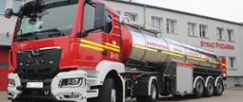 Nowy ciężki samochód ratowniczo - gaśniczy – cysterna w Komendzie Miejskiej PSP Siedlce 