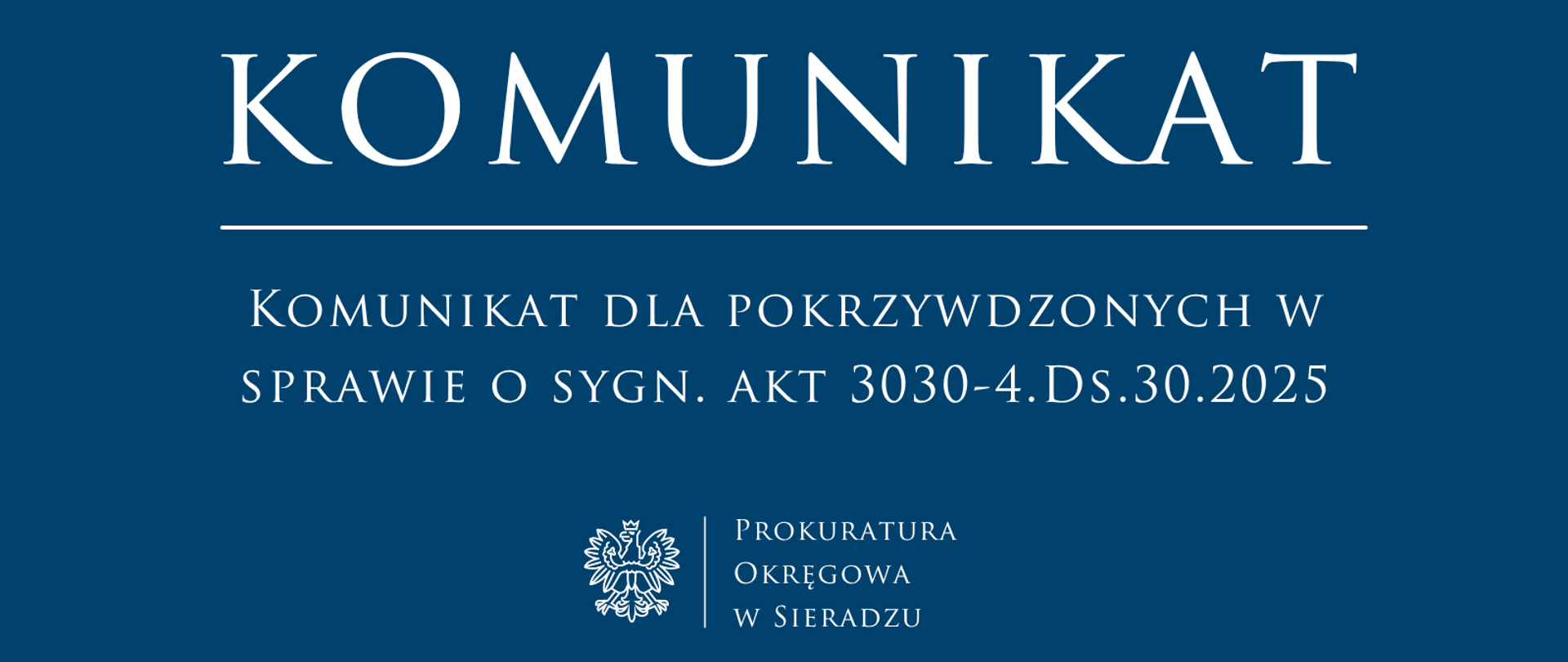 baner komunikat