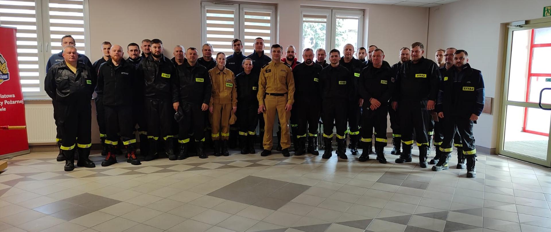 Szkolenie kierujących działaniem ratowniczym ochotniczych straży pożarnych w powiecie staszowskim