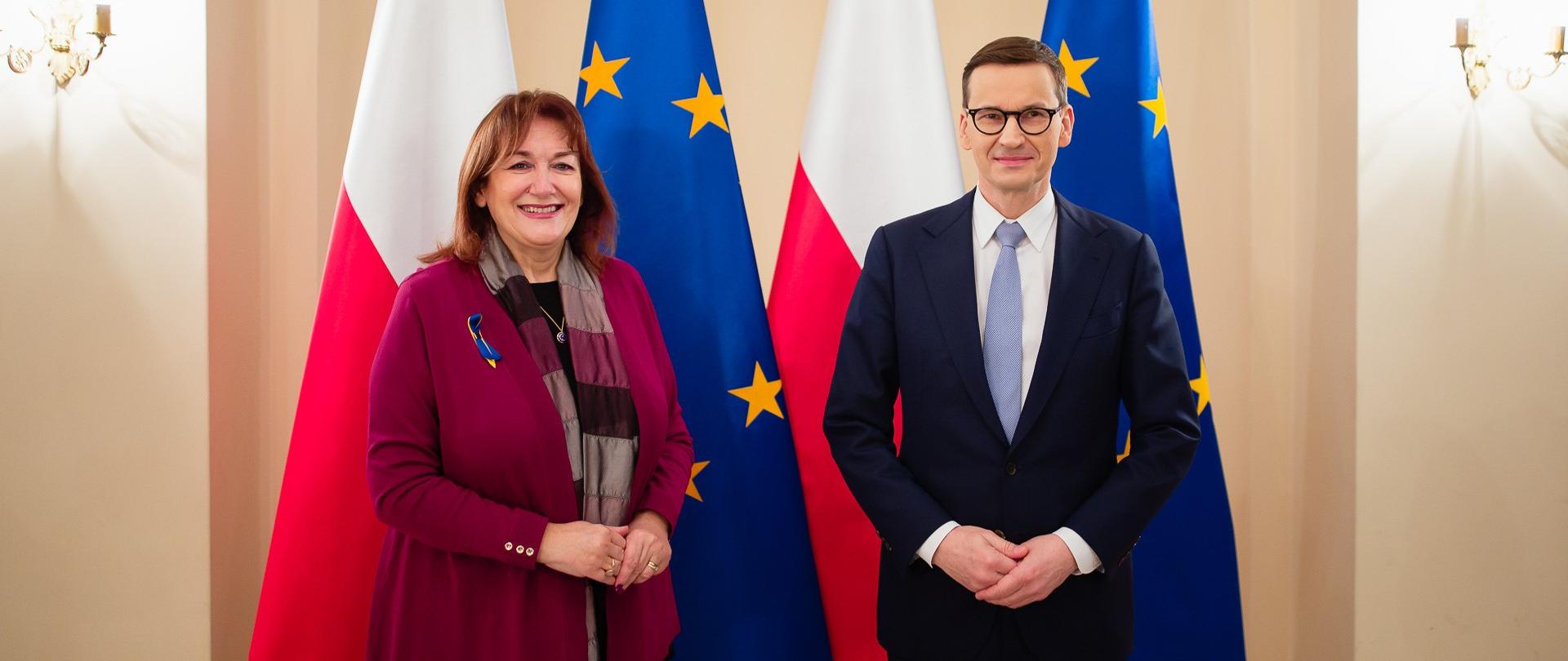 Spotkanie premiera z wiceprzewodniczącą Komisji Europejskiej.