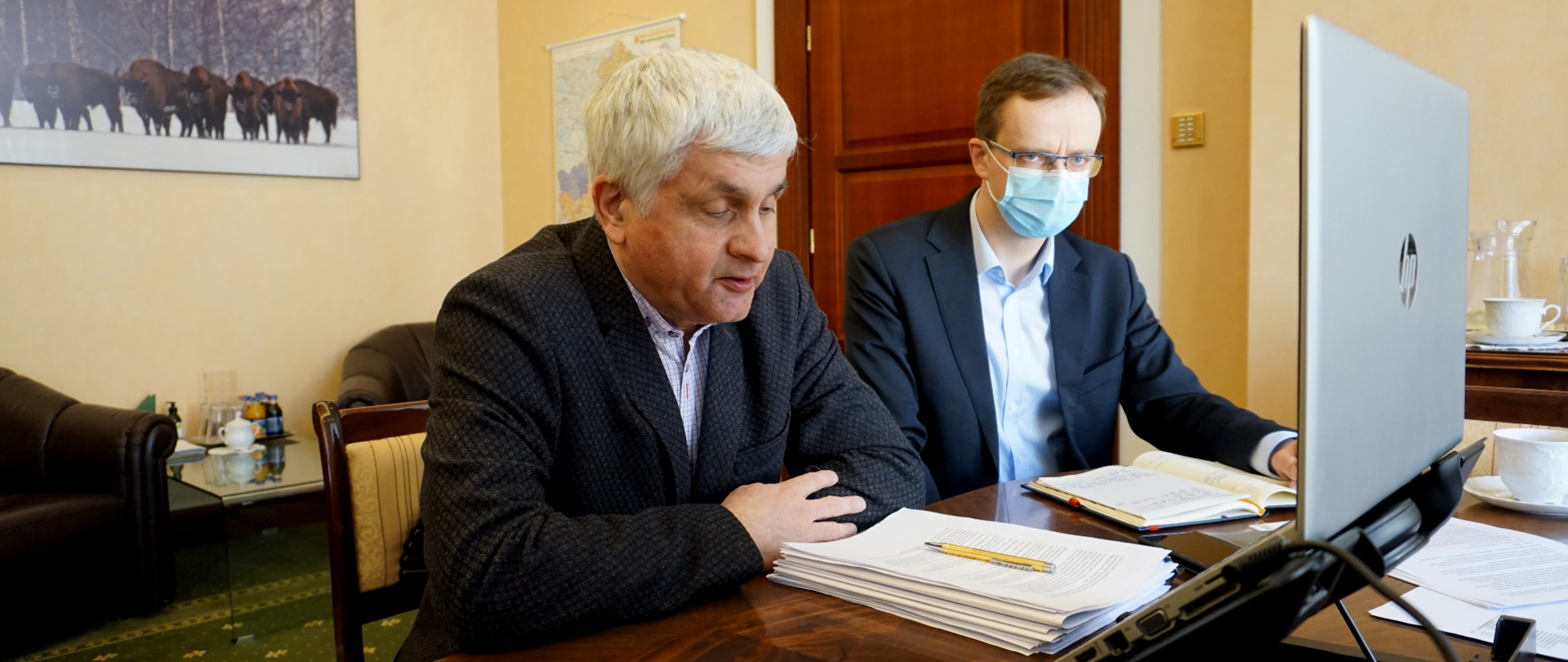 Wideokonferencja z organizacjami pozarządowymi - omówienie pomocy uchodźcom z Ukrainy