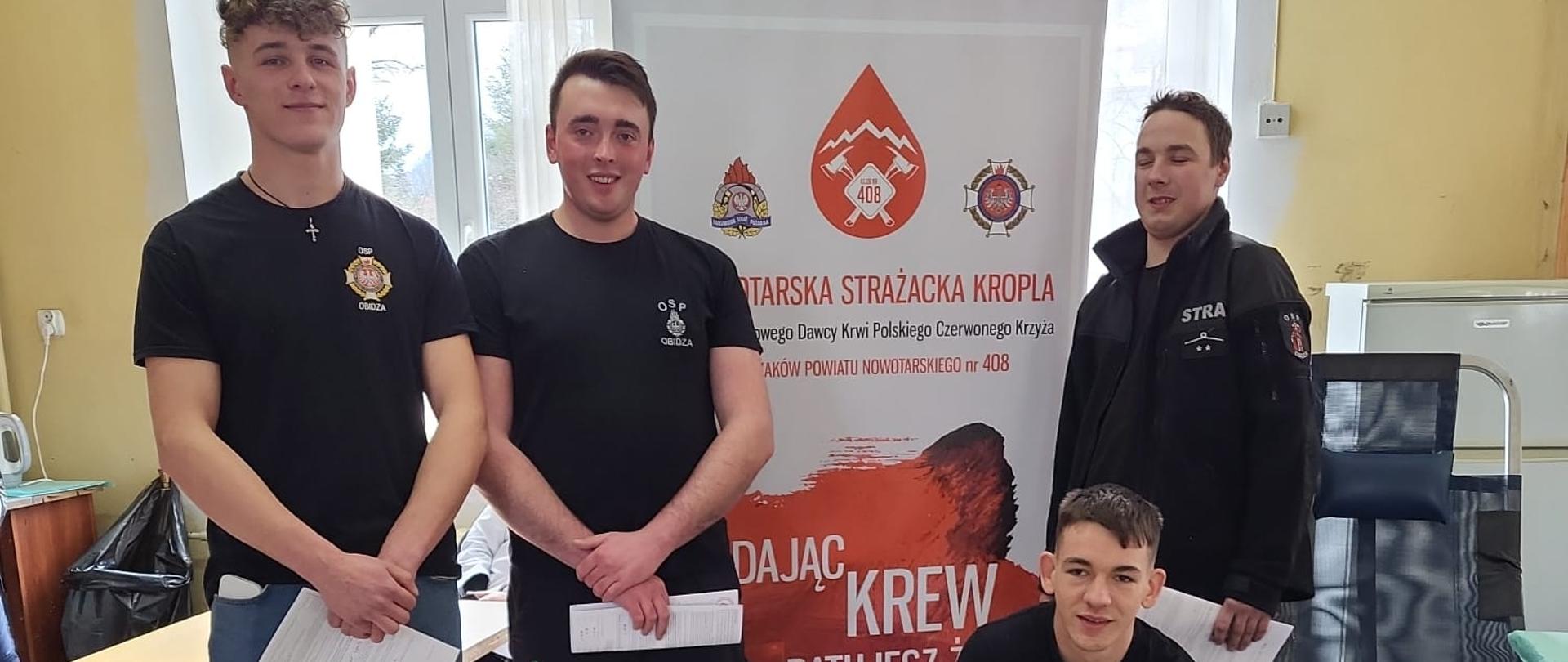 Akcja oddawania krwi w OSP Krościenku nad Dunajcem