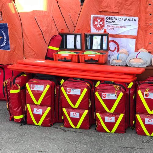 sprzęt przekazany mołdawskim strażakom fot. Fundacja Pomoc Maltańska – Maltańska Służba Medyczna 