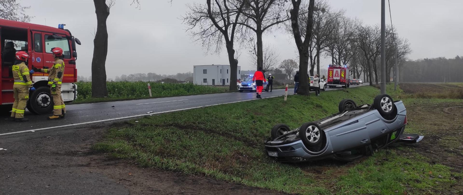wypadek między Grodziskiem a Ujazdem