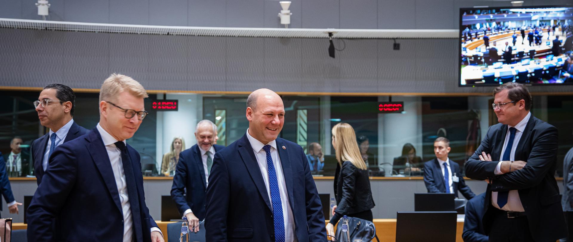 Minister Spraw Zagranicznych Szymon Szynkowski vel Sęk wziął udział w posiedzeniu Rady ds. Zagranicznych