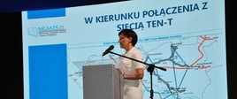 Dyrektor DGWiŻŚ Monika Niemiec-Butryn przemawia podczas I Kongresu ŻŚ