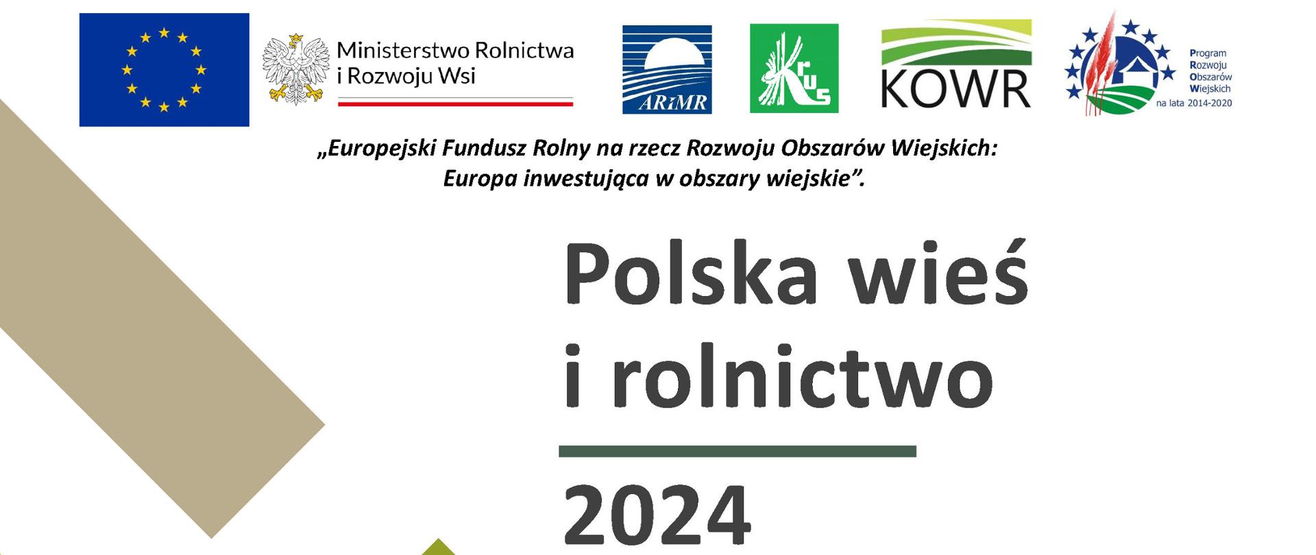 Raport z badania Polska wieś i rolnictwo 2024