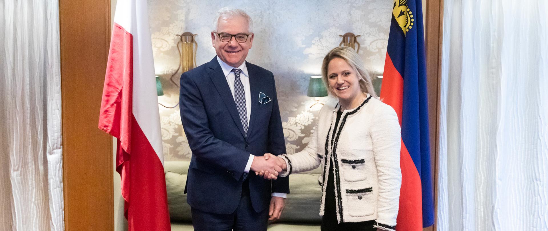 Minister Jacek Czaputowicz z wizytą w Księstwie Liechtensteinu