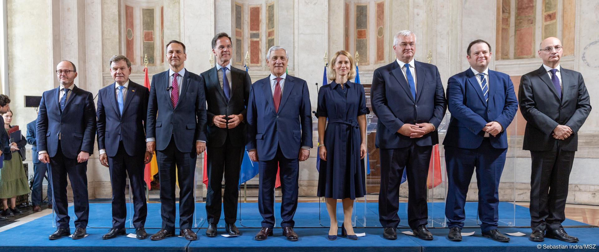 Spotkanie „Wielkiej Piątki Unii Europejskiej” oraz Wielkiej Brytanii i Ukrainy w Rzymie