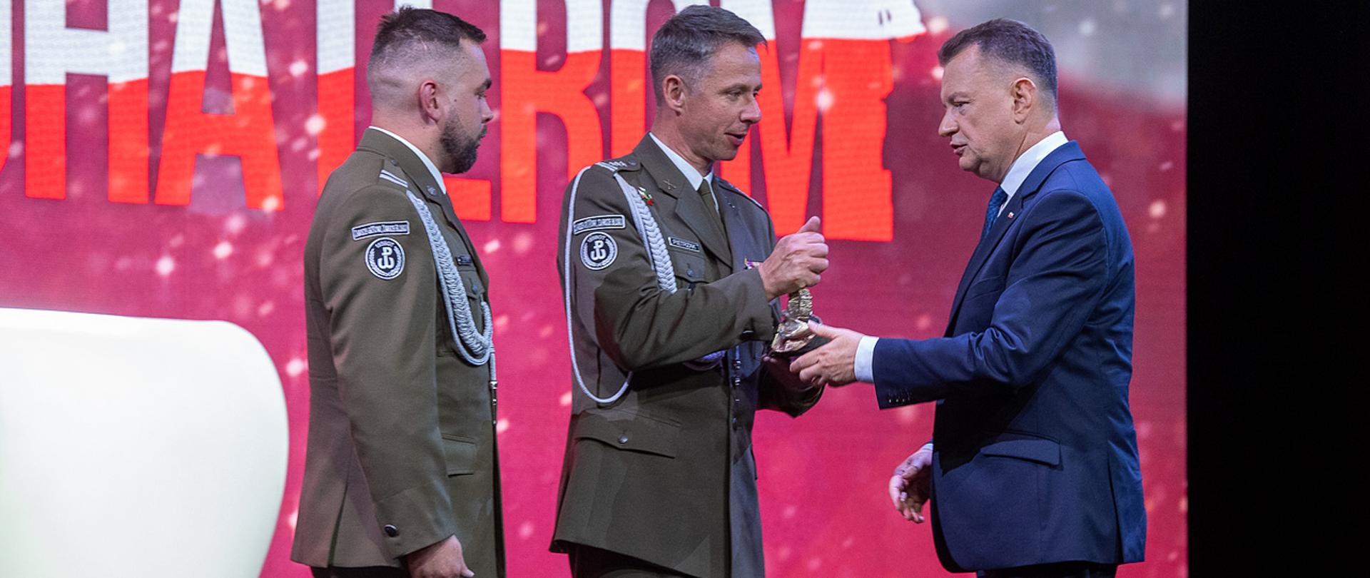 4 października 2023 r. w Muzeum Wojska Polskiego w Warszawie, Mariusz Błaszczak, minister obrony narodowej wziął udział w Gali WAWA BOHATEROM. Fot. Maciej Nędzyński/CO MON 