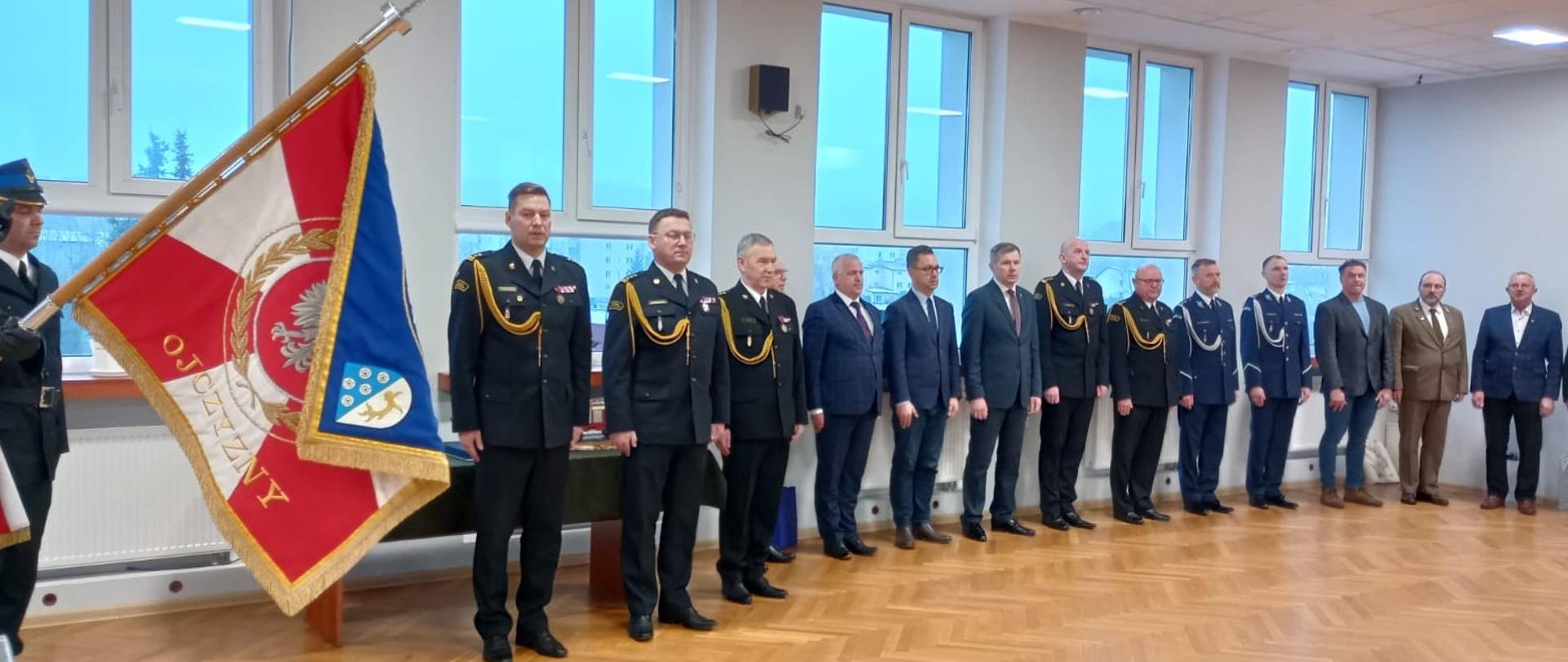 Pożegnanie ze służbą Zastępcy Komendanta Powiatowego PSP w Nowym Mieście Lubawskim