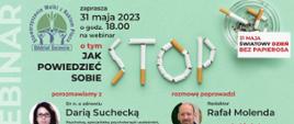 Światowy Dzień bez Tytoniu 31 maj 2023