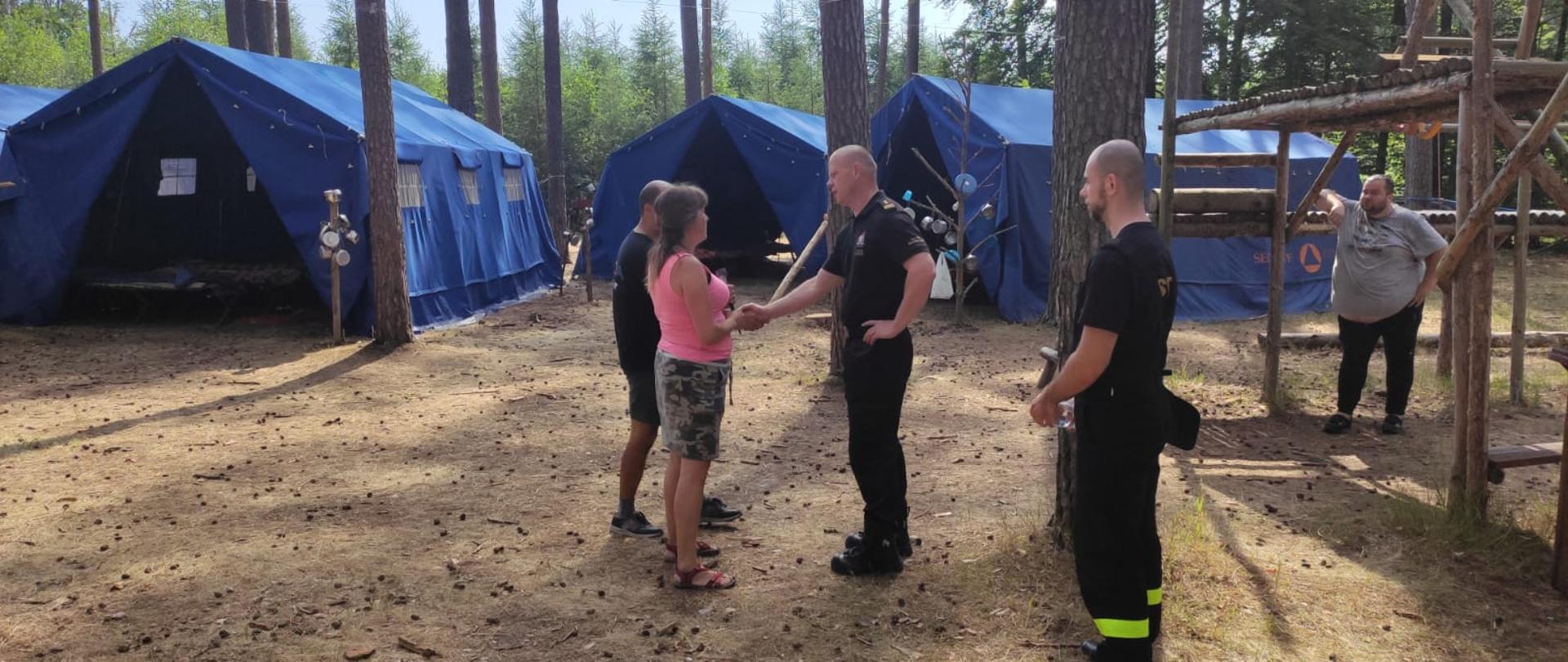 Wizytacja Obozów Harcerskich