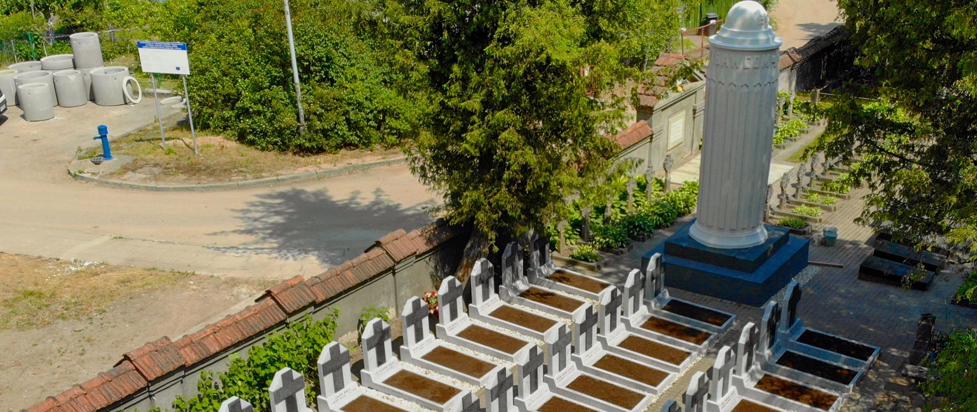 Odnowiona Polska kwatera wojenna na cmentarzu Nowa Rossa w Wilnie