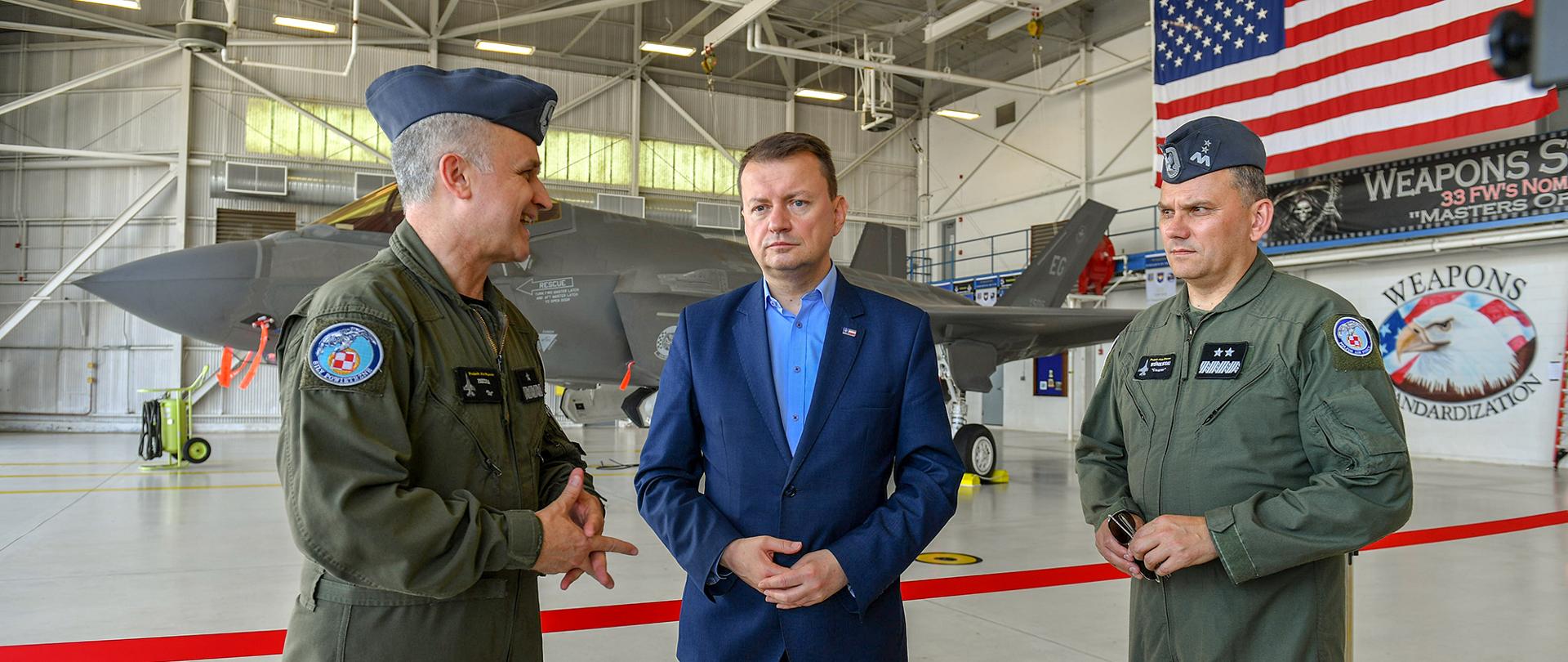 On June 10, the head of the Ministry of National Defence began his visit to the USA and visited the Eglin Air Force Base, where, among others he became acquainted with the F-35 development program - the latest - 5th generation aircraft.