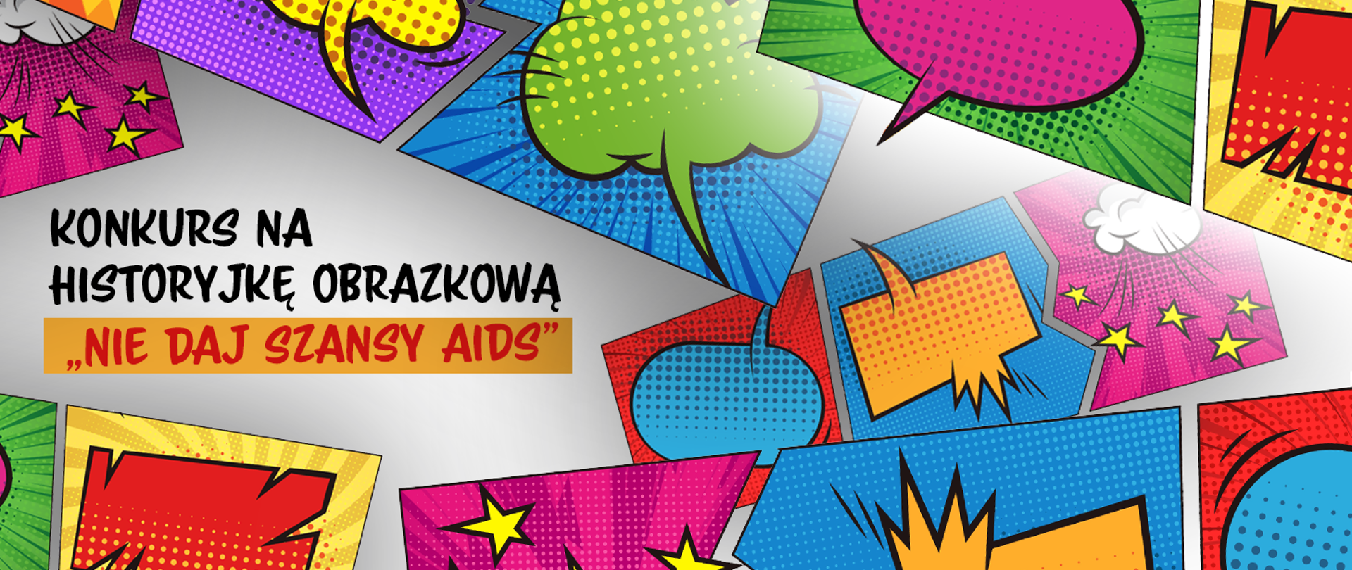 Konkurs na historyjkę obrazkową "NIE DAJ SZANSY AIDS"