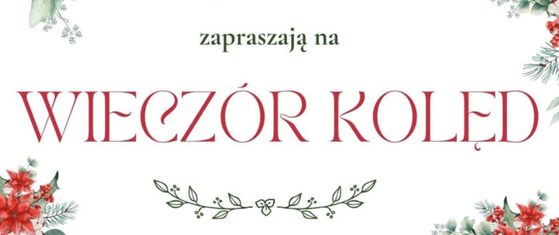 Plakat WIeczór Kolęd