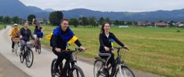 Rajd rowerowy przez Słowenię pod hasłem #CyclingForUkraine z okazji Światowego Dnia Roweru