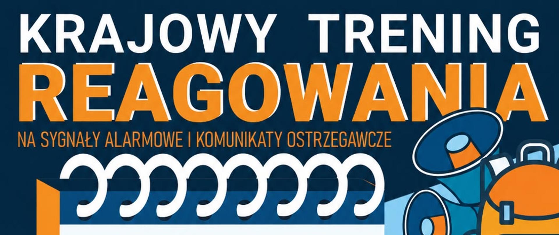 Plakat wydarzenia krajowy trening reagowania akademia OLiOC